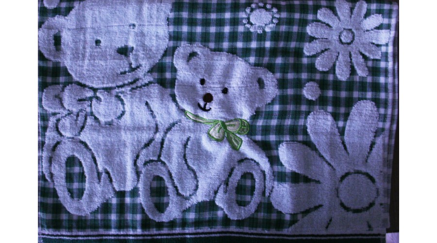 Полотенце детское лицо ЛЁН 50*100 (6шт упак)